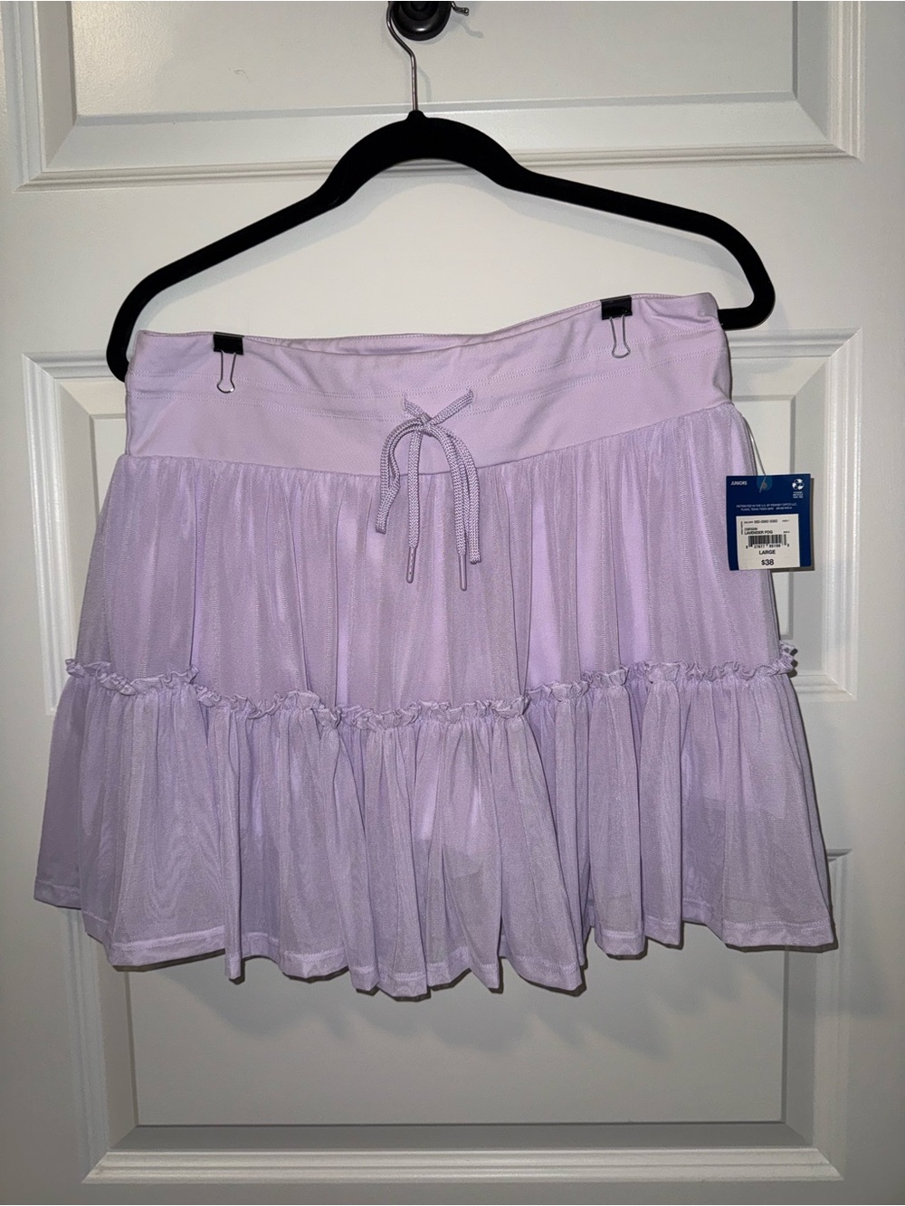 Women’s Arizona Jean Co. Lavender Skirt with shorts (L)